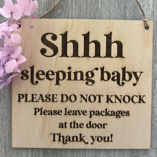 Sleeping Baby/Shift Work Sign