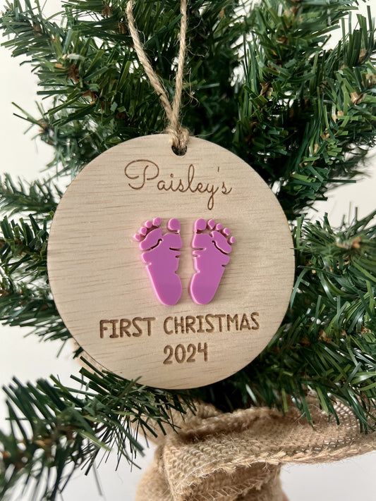 Baby's First Christmas Tree Ornament