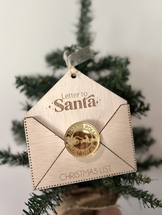 Letter to Santa Ornament